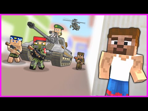 BEBEK ASKER ORDUSUYLA ARDAYA SALDIRIYOR! 😱 - Minecraft