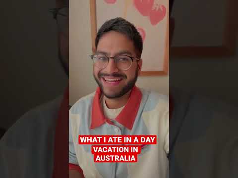 WHAT I ATE IN A DAY | DAY 12 | VACATION IN AUSTRALIA VERSION🤣 #shorts #whatieatinaday
