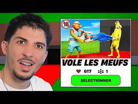 J'ai Joué aux FAKES Steal The Brainrot De Fortnite..