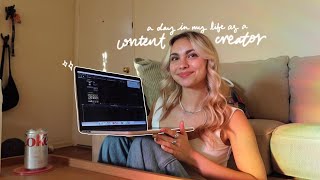 a day in my life as a content creator