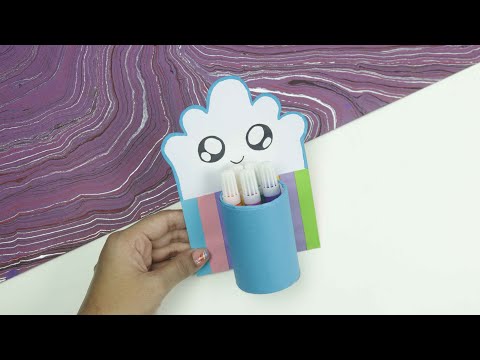 DIY Pen Holder | How to make Desk Organizer | How To Make Paper Pencil Box