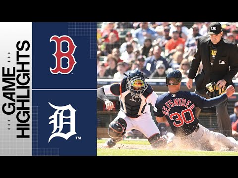 Red Sox vs. Tigers Game Highlights (4/9/23) | MLB Highlights video clip