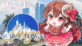 【#SURGETown】Day14￤最終日前夜！！イキイキ生活安全課警察🌱【めぐ/2.5次元Vsinger】