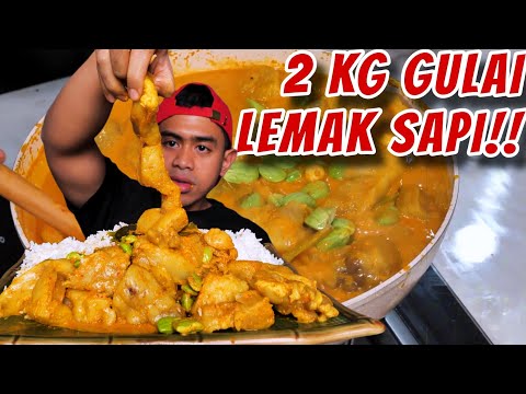 KOLESTEROL MELUNJAK!! MUKBANG 2 KG GULAI LEMAK SAPI PALING BRUTAL!!