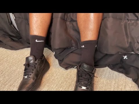 WHEN WEARING BLACK AIR FORCE 1'S TAKES A SINISTER TURN.
