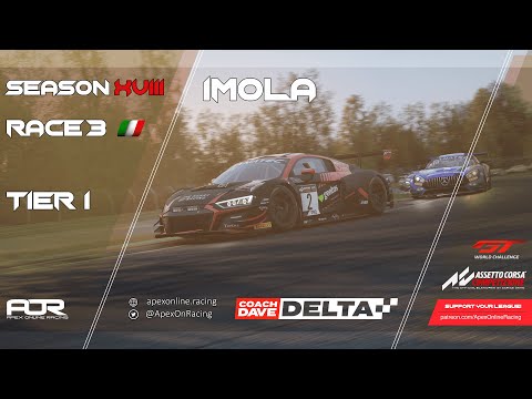 Assetto Corsa Competizione | Season XVIII | Race 3  | Tier 1 | PC | Imola