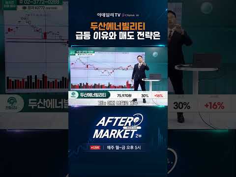 두산에너빌리티  급등 이유와 매도 전략은