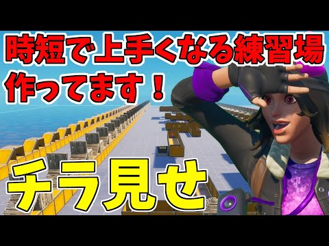 【予告】忙しい人向けの新しいエイム練習場を作っています！【Fortnite】