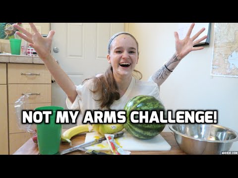 NOT MY ARMS CHALLENGE (With My Sister!)