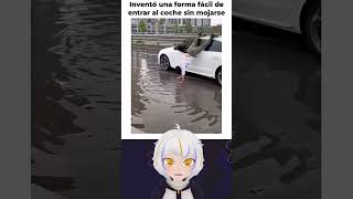 Una Forma Facil de Entrar al Coche sin Mojarse