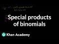Patterns in Binomial Multiplication