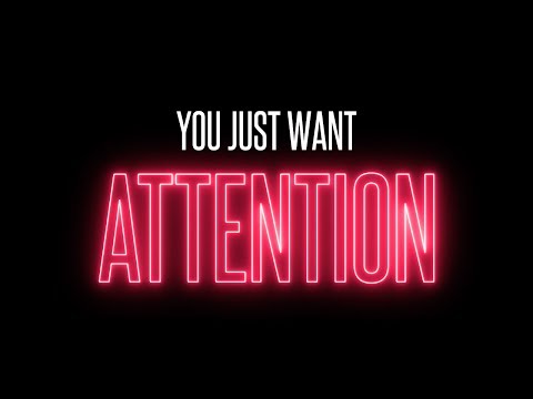 ATTENTION - Charlie Puth (Lyric video) Kinetic typography