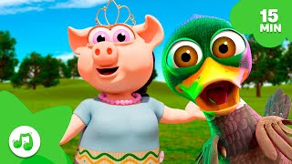 Zenón y la Gran Fiesta Musical 🌈 Canciones Infantiles (15min) | La Granja de Zenón