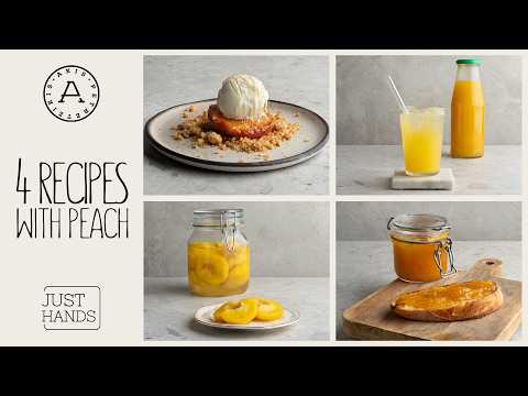 4 Recipes with Peach | Akis Petretzikis