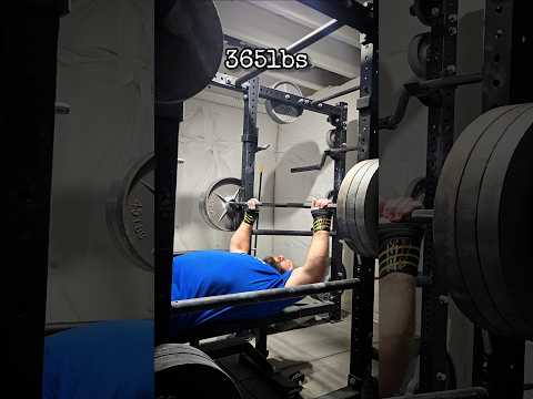 365lb Raw Bench Press PR 💪