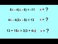 Solving Linear Equations with One Variable