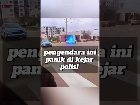 niat baiknya malah bikin dia jadi panik, #police #momen #motovlog
