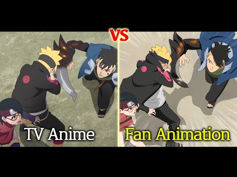 Anime vs Fan Animation (Boruto)