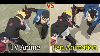 Anime vs Fan Animation (Boruto)