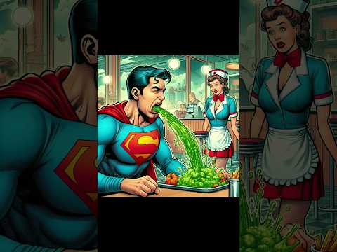 Hambúrguer de  Kriptonita! Lois Lane Vegana! Luthor STF! GostouCOMENTA PFV!❤️ #dc #superman #comedia
