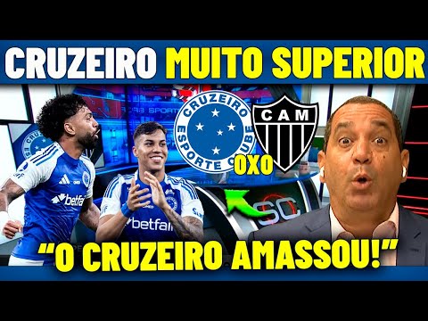 CRUZEIRO DEIXOU A MÍDIA ANIMADA ! CRUZEIRO AMASSOU O ATLÉTICO MG ! NOTICIAS DO CRUZEIRO HOJE