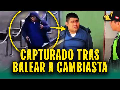 Intentó huir con arma en mano tas disparar a cambista en iglesia del Centro de Lima