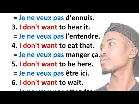 "Apprenez des Phrases Simples pour Parler Anglais!" Conversation simple et facile. partie : 1