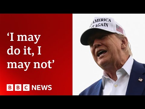 ‘I can’t say if US will strike Iran’, says Donald Trump | BBC News