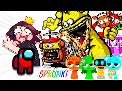 ¡1000 SPRUNKIS CONTRA UN AMONG US CHIQUITO!😨​💀​ | Fabitoh Reacciona a Mini Crewmate Kills Sprunki