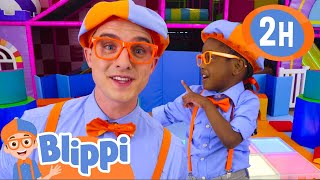 Blippi's Colorful Dance Party 🪩🕺 | Educational Kids Videos | Fun Adventures and Play Time!
