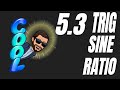 Exploring the Sine Ratio in Trigonometry