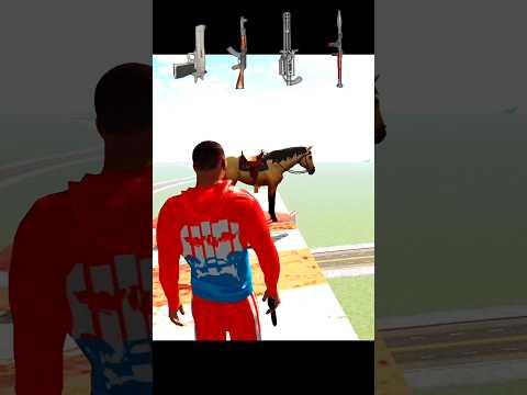 Indian bike driving 3d game // Gun Fire Test Challenge Game //#indianbikedriving3d #shortvideos #gta