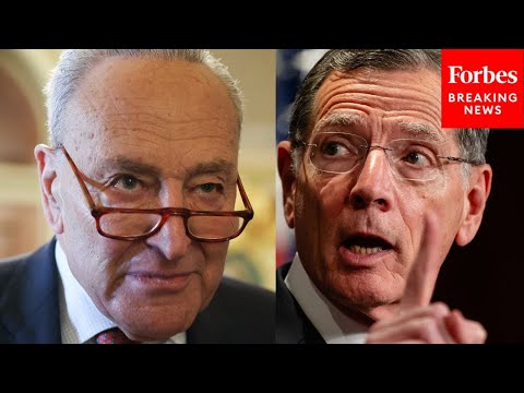 YouTube video thumbnail: 'They Call The Pain The American People Are Suffering Leverage': Barrasso Rips Dems For Shutdown