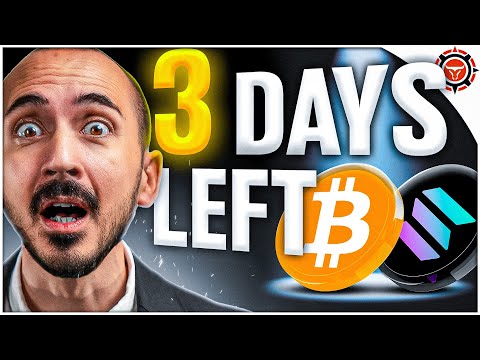 HUGE Week For Bitcoin, Solana & Ethereum (MASSIVE Moves Ahead)