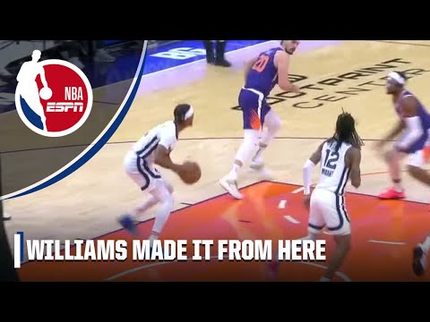 Ziaire Williams hits incredible full-court shot at the buzzer | NBA on ESPN