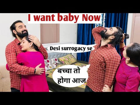 I want baby now || Prank on wife in India @kartikeysmarriedlyf