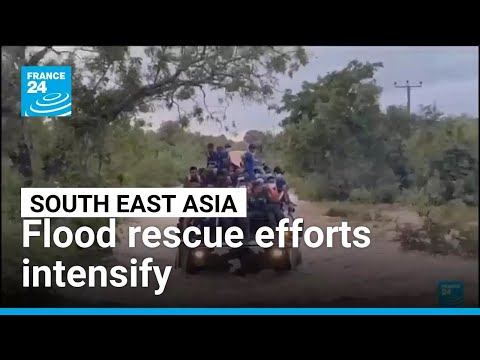 YouTube video thumbnail: Flood Rescue Efforts Intensify in Asia