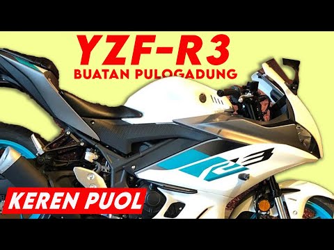 AKHIRNYA TERKABUL ‼️ REVIEW YAMAHA YZF-R3 EROPA PUTIH MUTIARA...MADE IN PULOGADUNG NIH !!