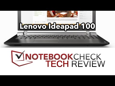 (ENGLISH) Lenovo ideapad 100 laptop Review. Pentium N3540 test results.