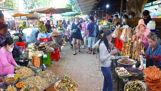 Fried Fish Cakes, Palm Juice, Crab Salad, & Market Food - Best Cambodia Food Vlog