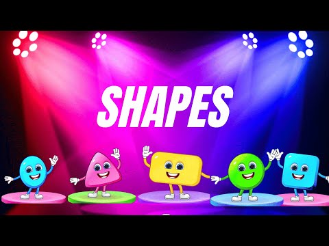 Shapes for kids, Learn 2d & 3D shapes, colors for toddlers | Preschool Learning part -1