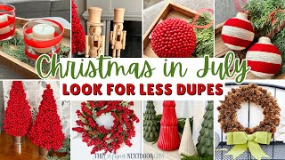 🎄CHRISTMAS IN JULY HIGH END DUPES | DIY CHRISTMAS DECOR | CHRISTMAS DIYS