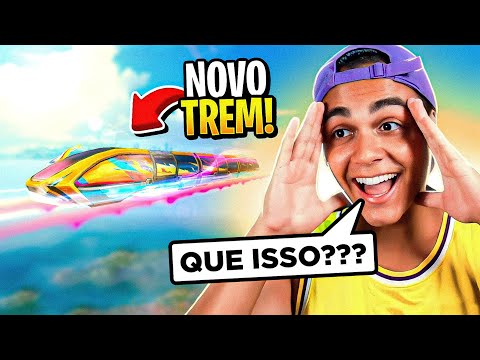 REAÇÃO DO FREITAS AO VER O NOVO TREM NO FREE FIRE!