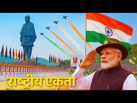 राष्ट्रीय एकता दिवस कार्यक्रम – केवडिया, गुजरात 🇮🇳। प्रधानमंत्री नरेंद्र मोदी।