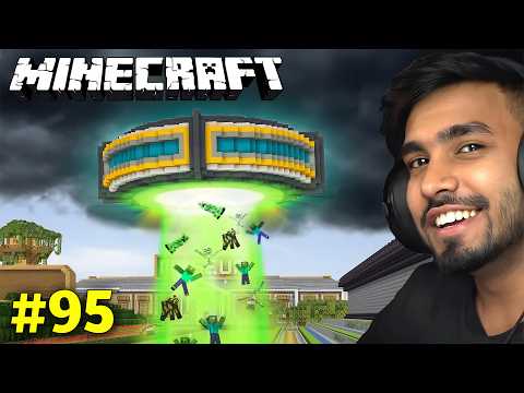 REAL UFO IN MY WORLD | MINECRAFT GAMEPLAY #95