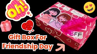 Friendship Day Gift Box Idea/ Gift Box Idea for  friends #giftforbestie #giftboxideas #friendshipday