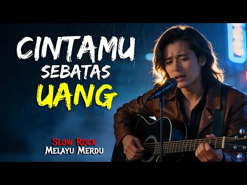 Slow Rock Melayu Sedih Mengiris Hati | CINTAMU SEBATAS UANG (Official Lyric Video)