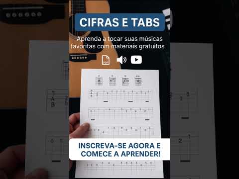 Aprenda louvores com cifras e tabs exclusivas 🎸🎹 Pacote de Cifras e Tabs