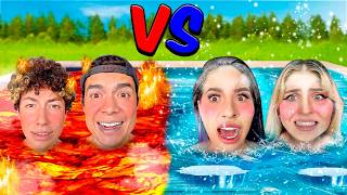 24 HORAS EN ALBERCA HELADA vs CALIENTE!!