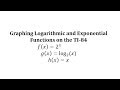 Graphing and Analyzing Functions on the TI-84
